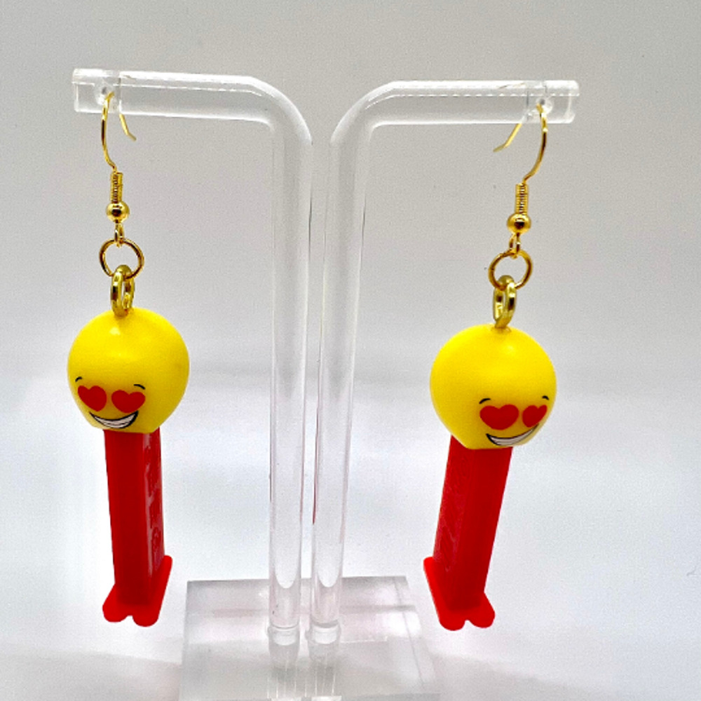 Pez Candy Earrings - Mini Brands Earrings - Smiley Face Earrings - Halloween Ear